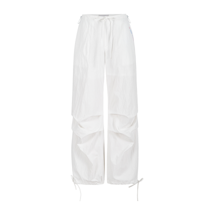 13DE MARZO Hawaii Bear Drawstring Pants White