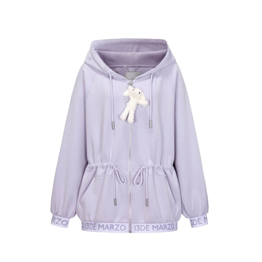 13DE MARZO Logo Band Track Jacket Purple