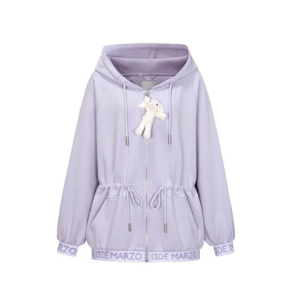 13DE MARZO Logo Band Track Jacket Purple