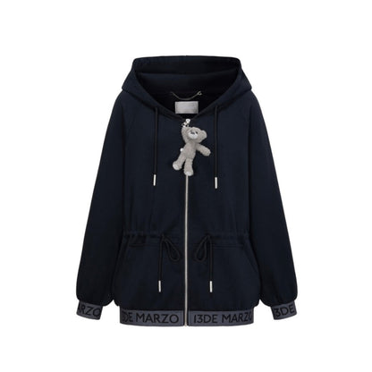 13DE MARZO Logo Band Track Jacket Black