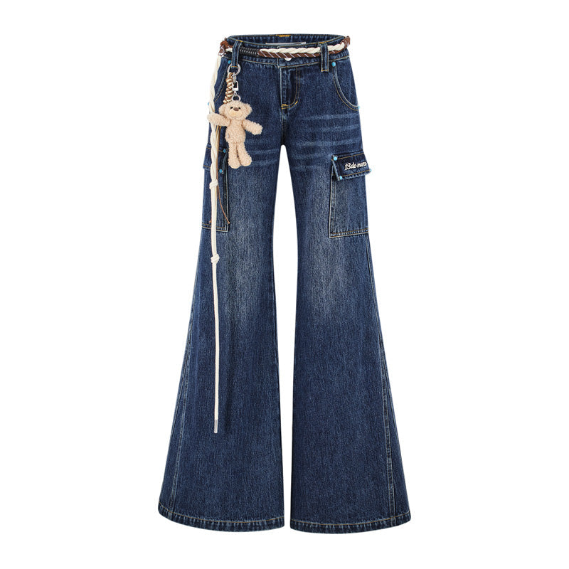 13DE MARZO Doozoo Strings Jeans Blue