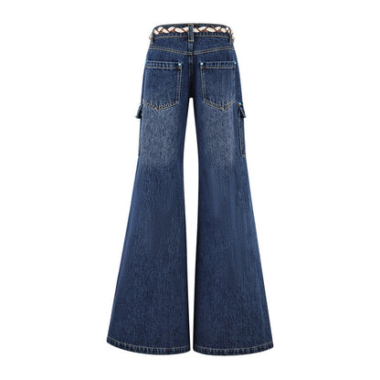 13DE MARZO Doozoo Strings Jeans Blue