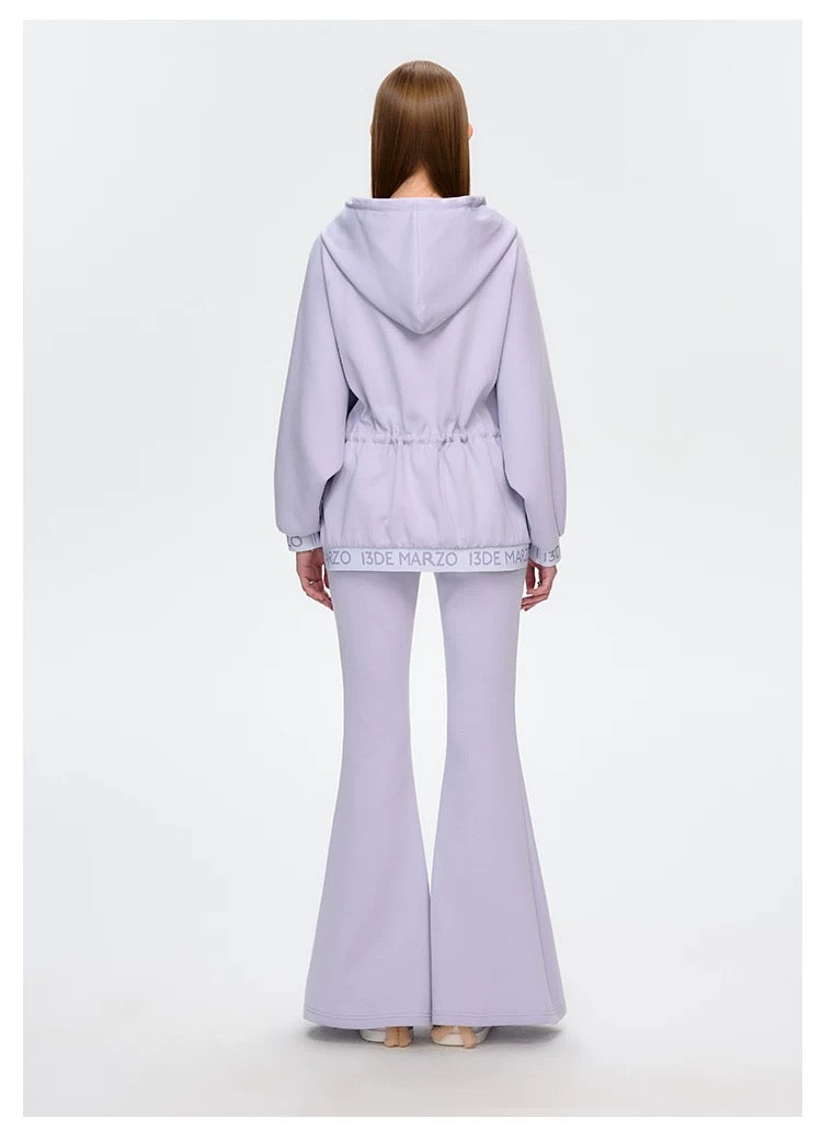 13DE MARZO Logo Band Track Jacket Purple