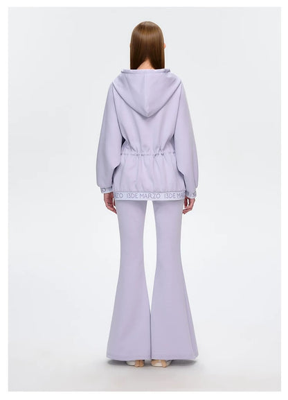 13DE MARZO Logo Band Track Jacket Purple