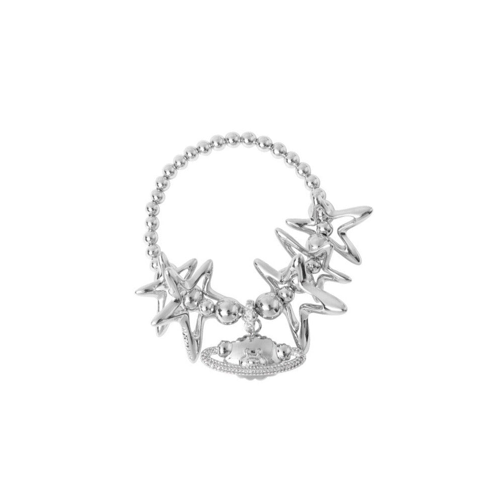 13DE MARZO Star Bear Planet Bracelet Silver