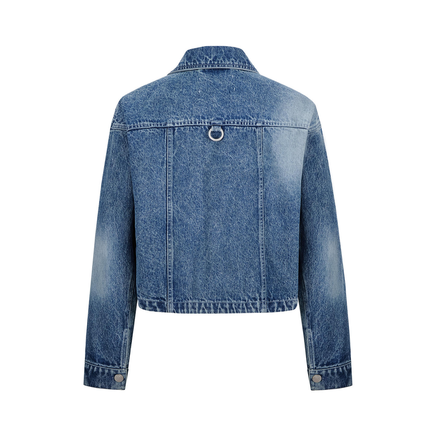 13DE MARZO Maximalist Pendant Denim Jacket Blue