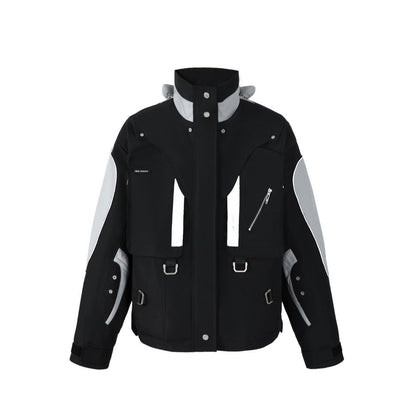 13DE MARZO Future Multi Functional Jacket Black