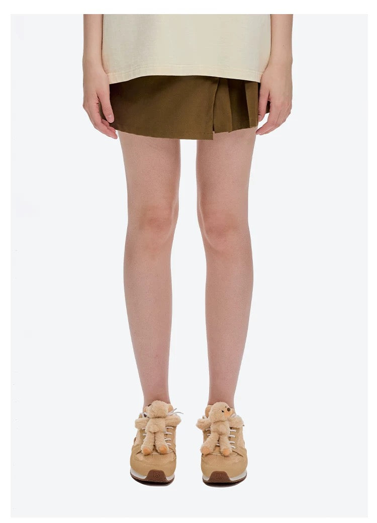 13DE MARZO Logo Retro Runner Shoes Khaki