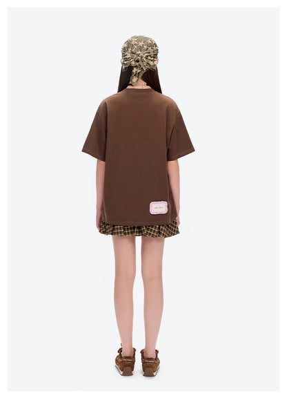 13DE MARZO Logo Retro Runner Shoes Brown