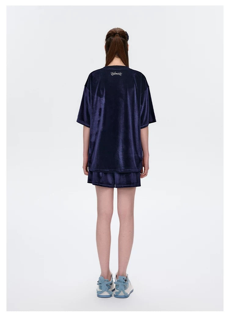 13DE MARZO Bear Denim Sneakers Blue