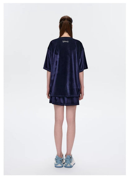 13DE MARZO Bear Denim Sneakers Blue