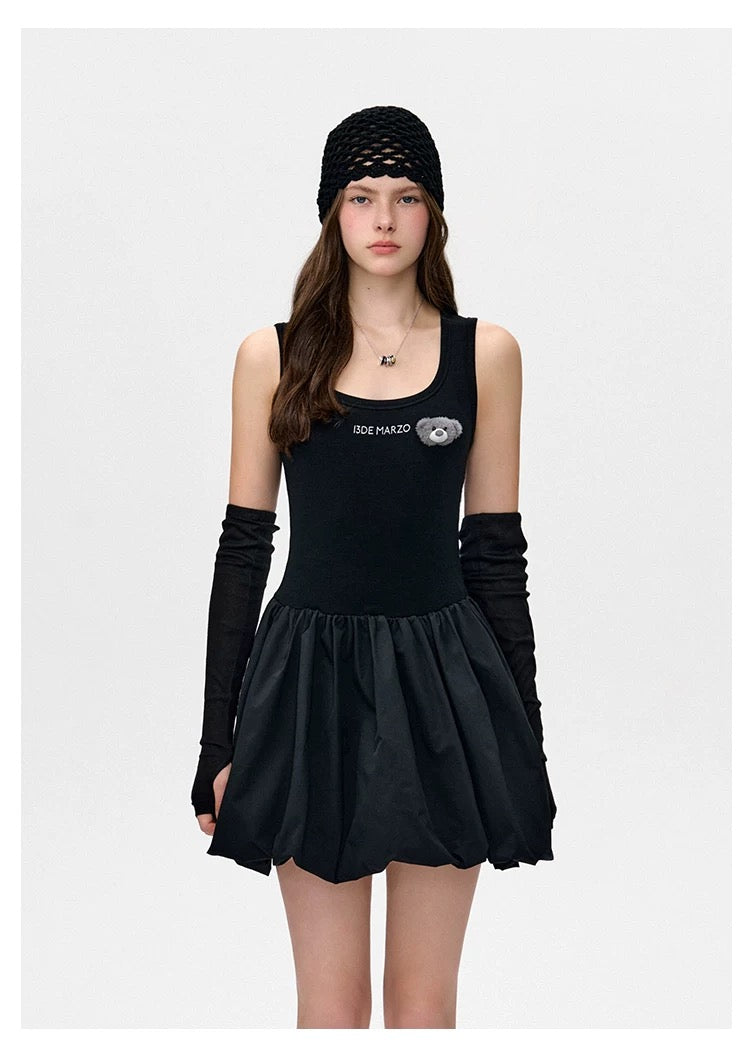 13DE MARZO Doozoo Ballet Dress Black