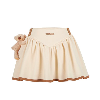13DE MARZO Basic American Skirt Beige