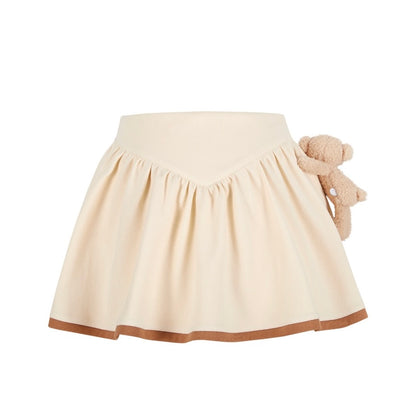 13DE MARZO Basic American Skirt Beige