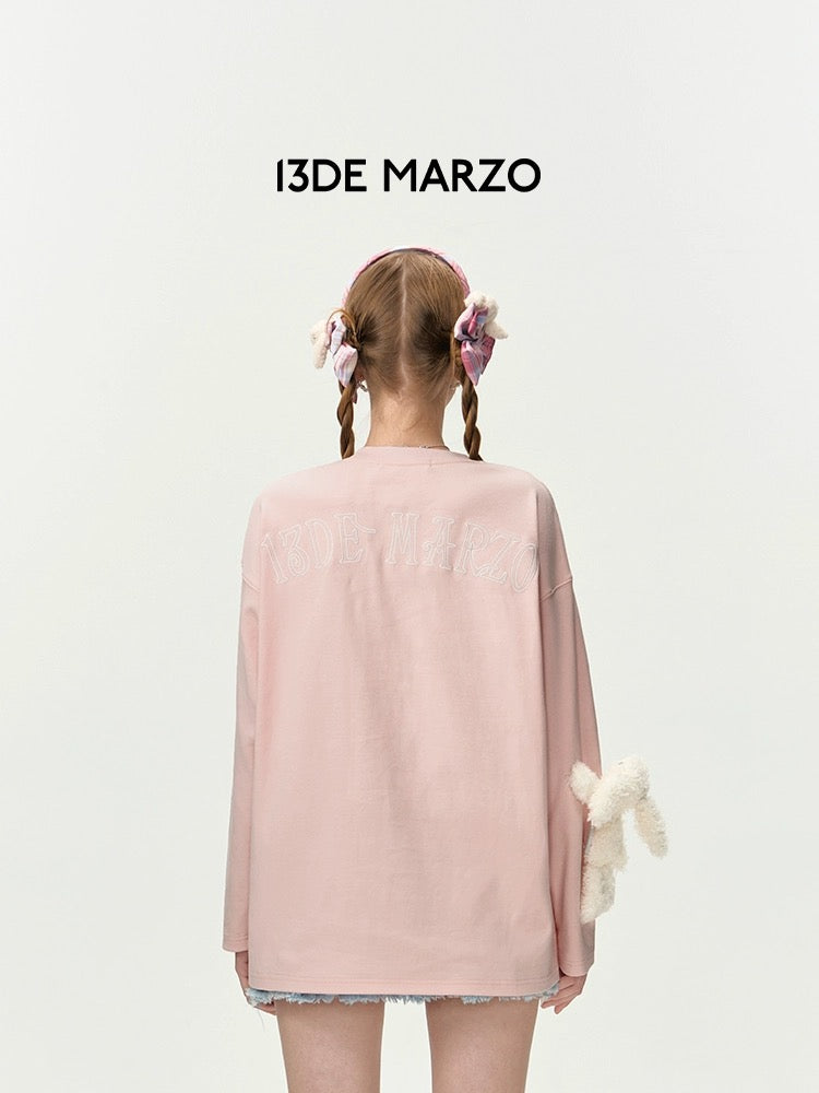 13DE MARZO Doozoo Base Undershirt Pink