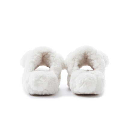 13DE MARZO Doozoo Dynamic Fuzzy Slipper White