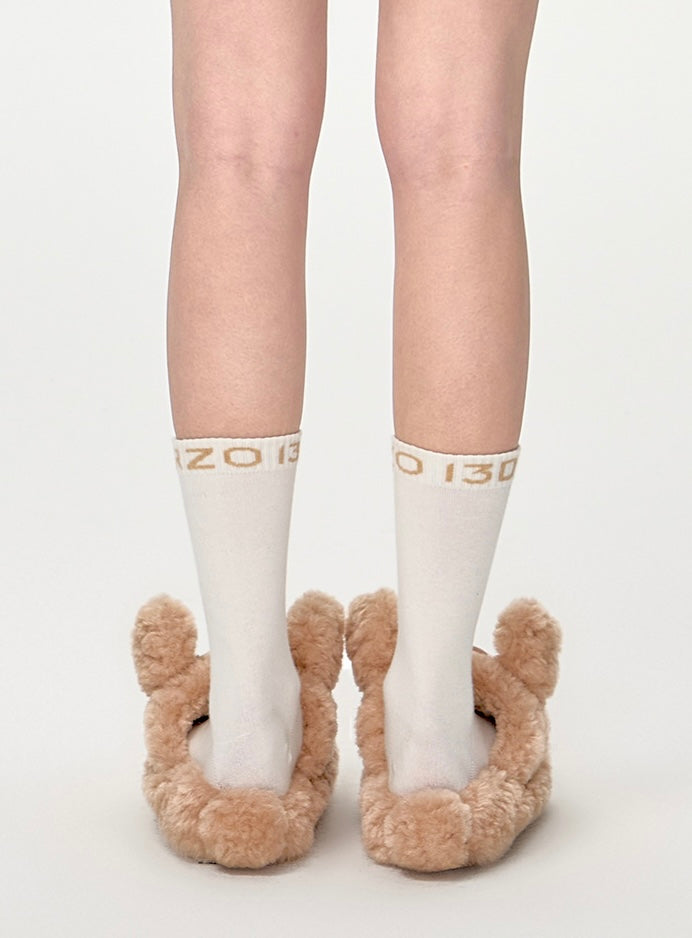 13DE MARZO Doozoo Dynamic Fuzzy Slipper Khaki