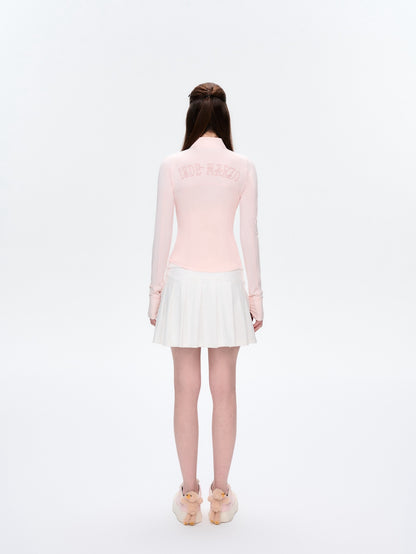 13DE MARZO Sunburnt Bear Sun Protection Slim Jacket Pink