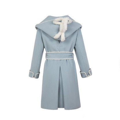 13DE MARZO Doozoo Robe Coat Pearl Blue