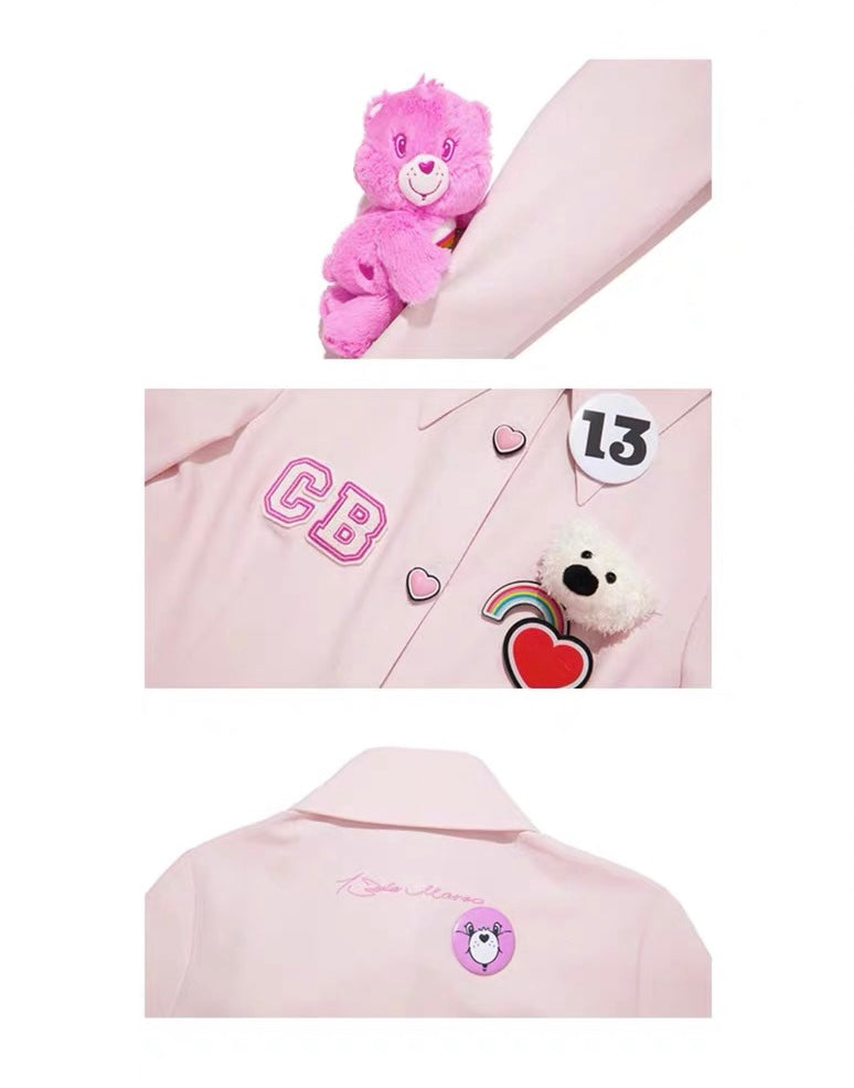 13DE MARZO x CARE BEARS Pink Shirt Primrose Pink