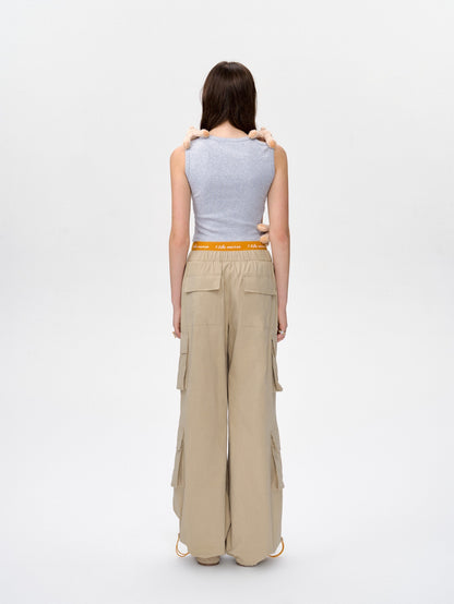 13DE MARZO Bear Loin Out Vest Grey