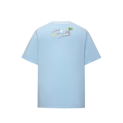 13DE MARZO Holiday Friends T-Shirt Blue