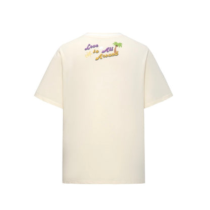 13DE MARZO Holiday Friends T-Shirt Beige