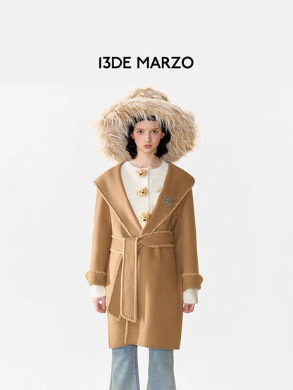 13DE MARZO Doozoo Robe Coat Cartouche