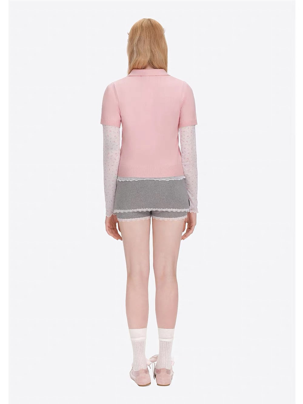 13DE MARZO Doozoo Polo Tee Pink