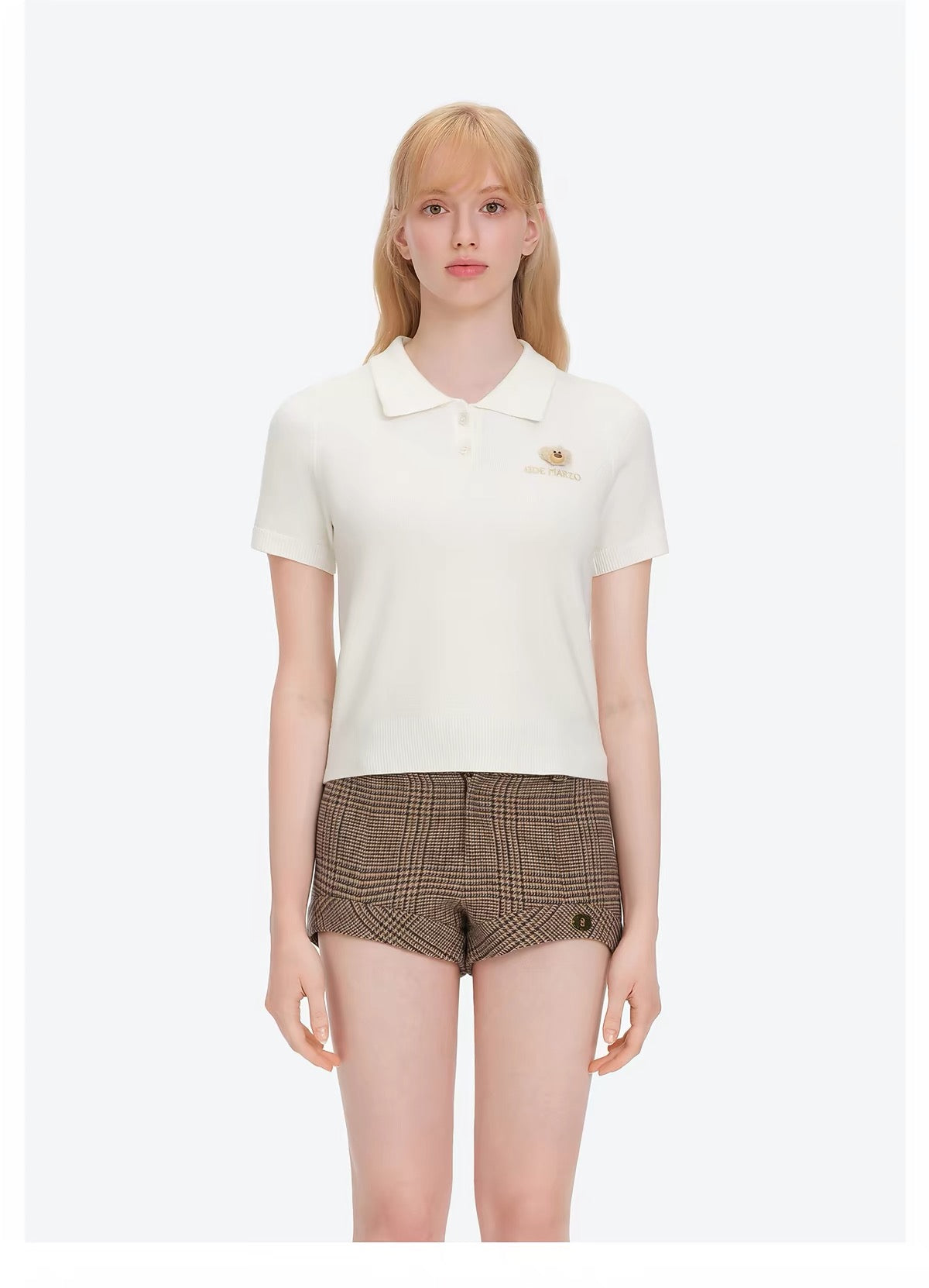 13DE MARZO Doozoo Polo Tee White