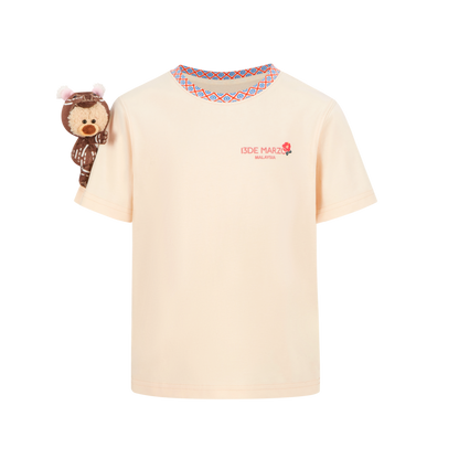 13DE MARZO Juvenile Malayan Tapir BabyBear T-shirt Almond