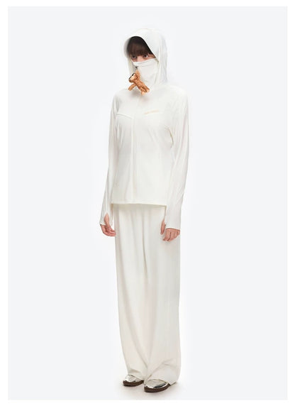 13DE MARZO Sun Protection Jacket White