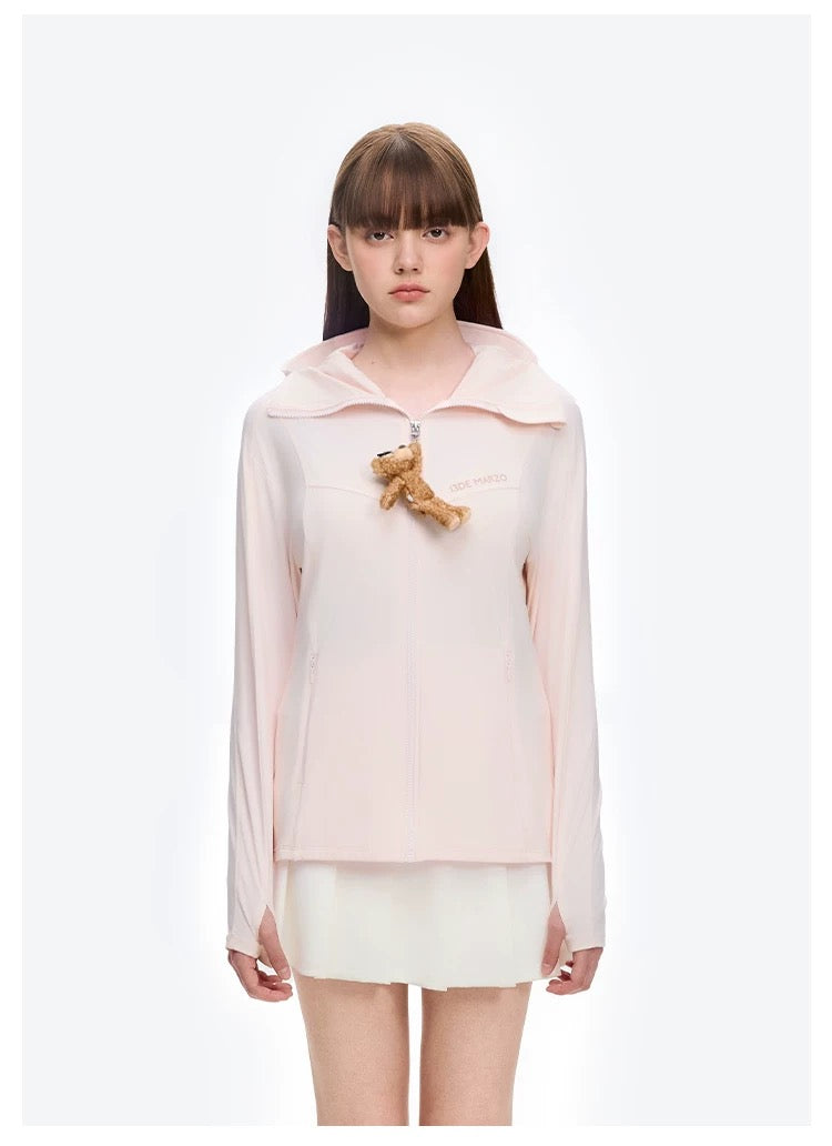 13DE MARZO Sun Protection Jacket Pink