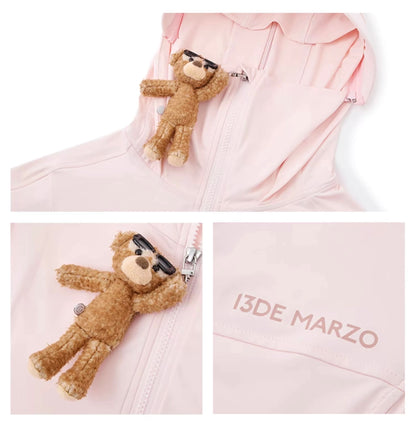 13DE MARZO Sun Protection Jacket Pink