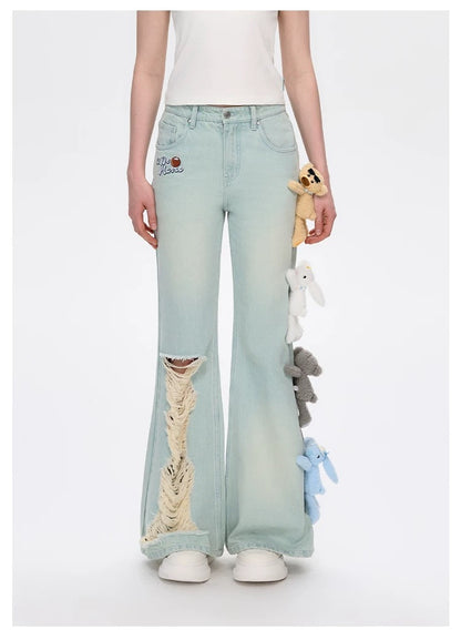 13DE MARZO Holiday Plushies Jeans Blue