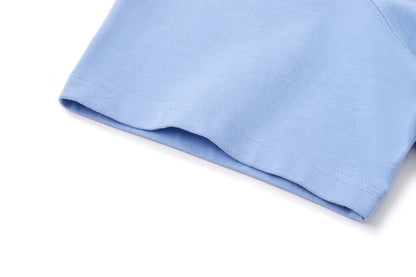 13DE MARZO Bear  Macau Tart T-shirt Blue