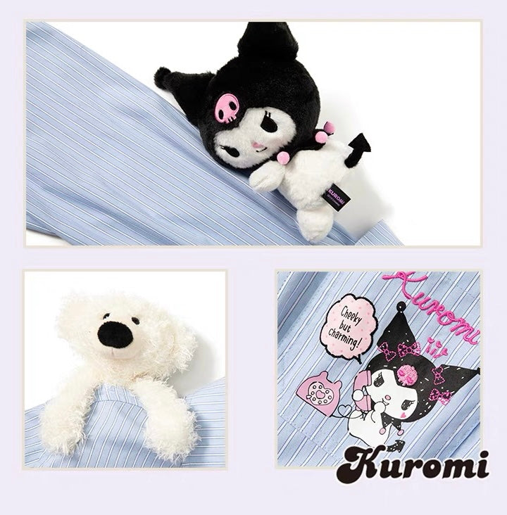 13DE MARZO Kuromi Bear Short Line Shirt Winds Urfer