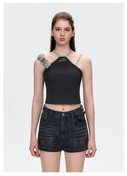 13DE MARZO Magnetic Plush Tank Black