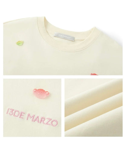 13DE MARZO Sour Gummy Bears T-Shirt White