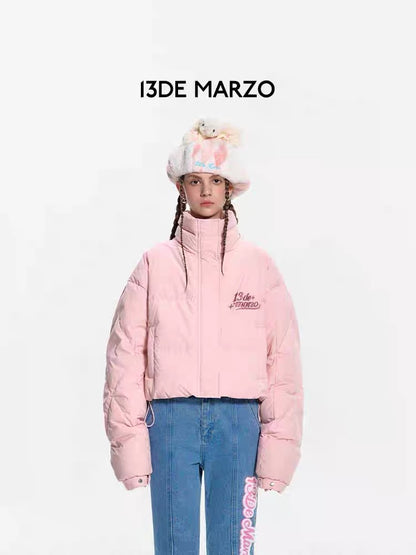 13DE MARZO Doozoo Luminous Down Jacket Pink