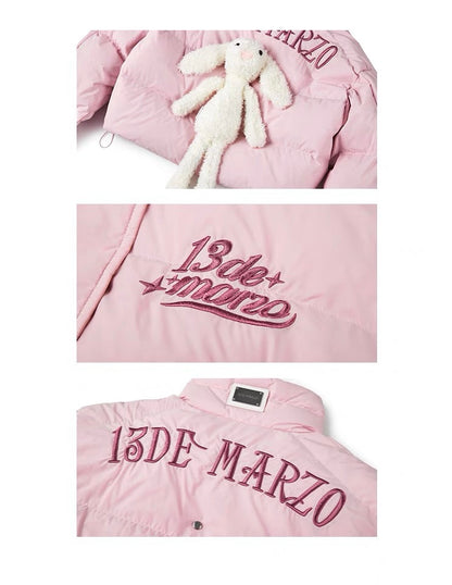 13DE MARZO Doozoo Luminous Down Jacket Pink