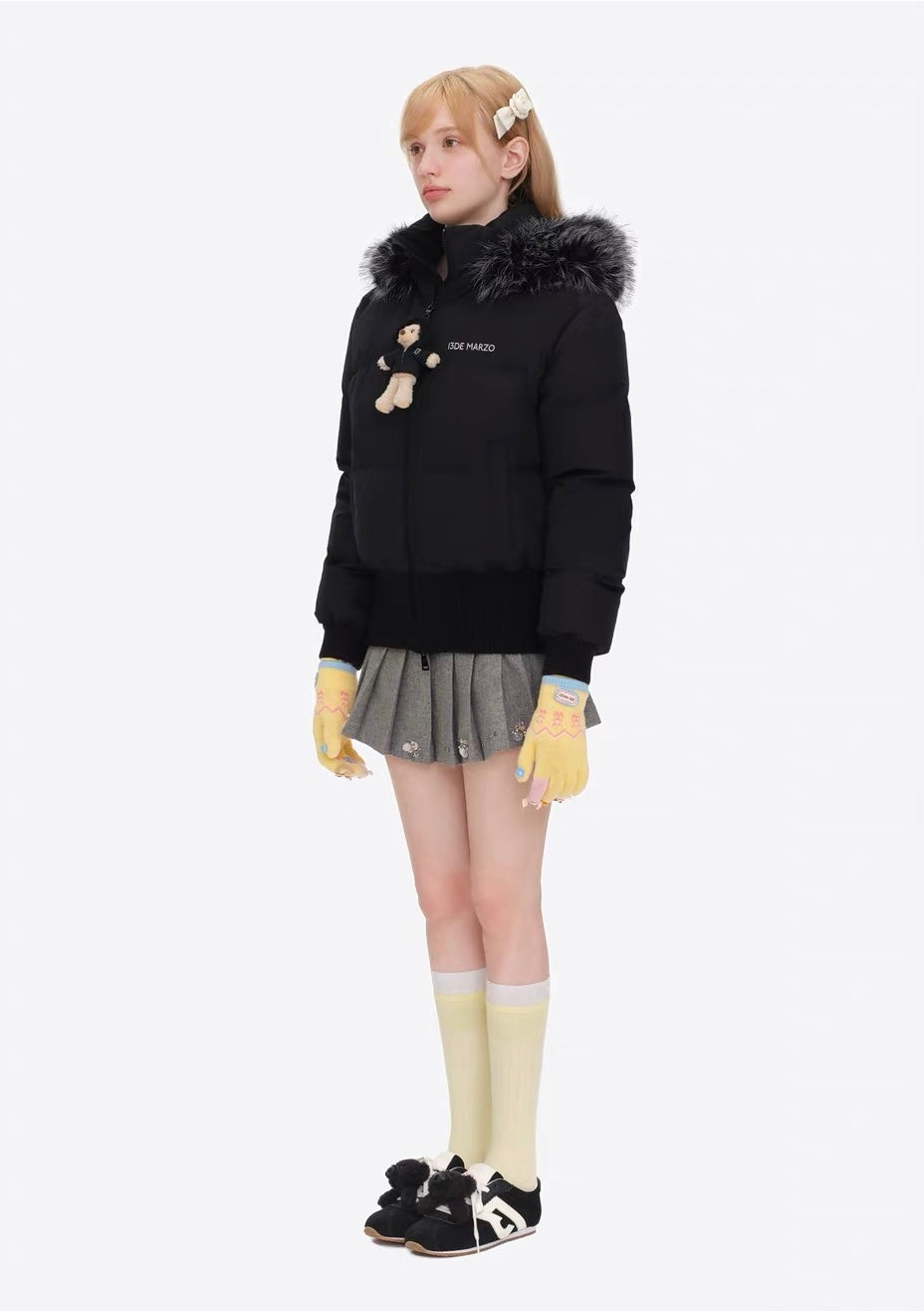 13DE MARZO Marzo Valley Plush Gloves Yellow