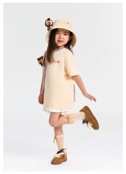 13DE MARZO Juvenile Malayan Tapir BabyBear T-shirt Almond