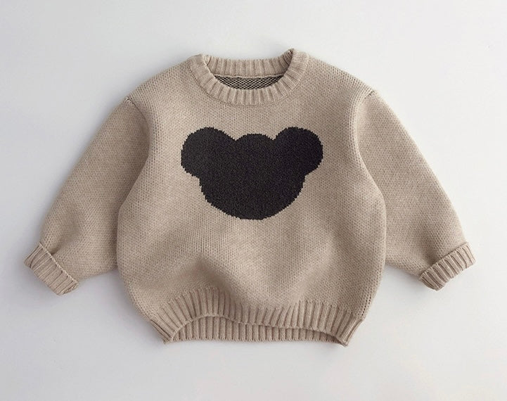 WD Knit Pullover Cutie Mouse Sweater