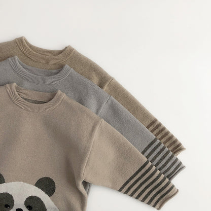 WD Knit Pullover Cutie Animal Sweater