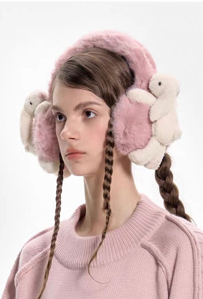 13DE MARZO Doozoo Furry Earmuff Mangano Calcite