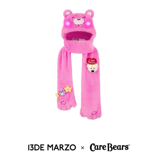 13DE MARZO x CARE BEARS Rainbow Luminous Scarf Sachet Pink