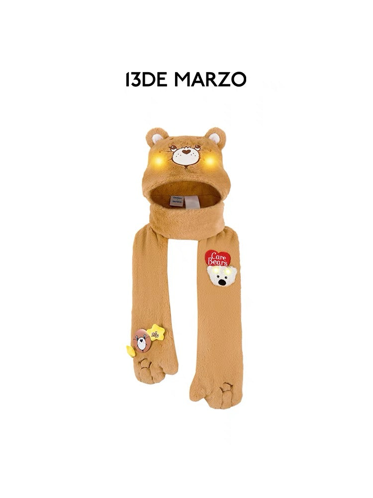 13DE MARZO x CARE BEARS Rainbow Luminous Scarf Yam