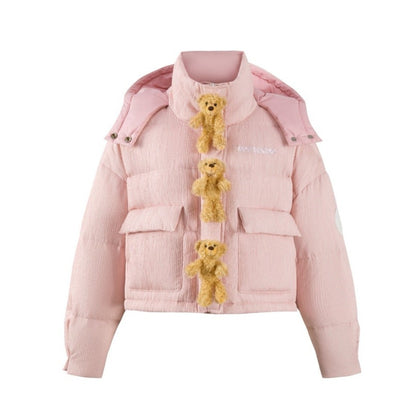 13DE MARZO Doozoo Ghost Line Down Jacket Heavenly Pink