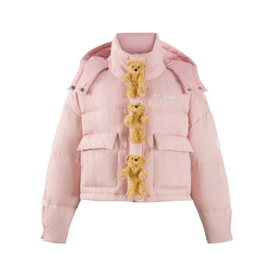 13DE MARZO Doozoo Ghost Line Down Jacket Heavenly Pink